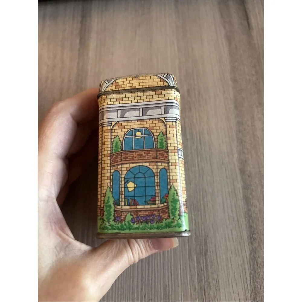 Vintage Keller-Charles of Philadelphia Miniature Library Tin 4.25